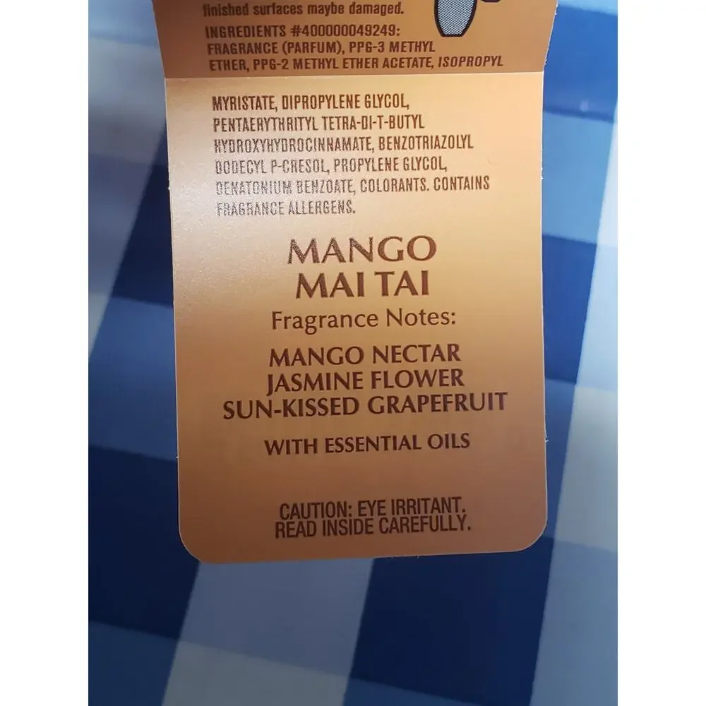 BBW Mango Mai Tai Wallflower Fragrance Refills